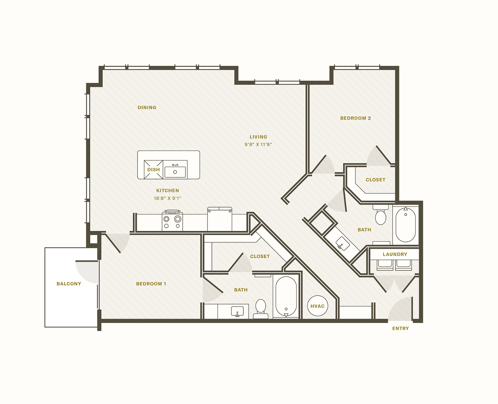 The Elevated floor plan