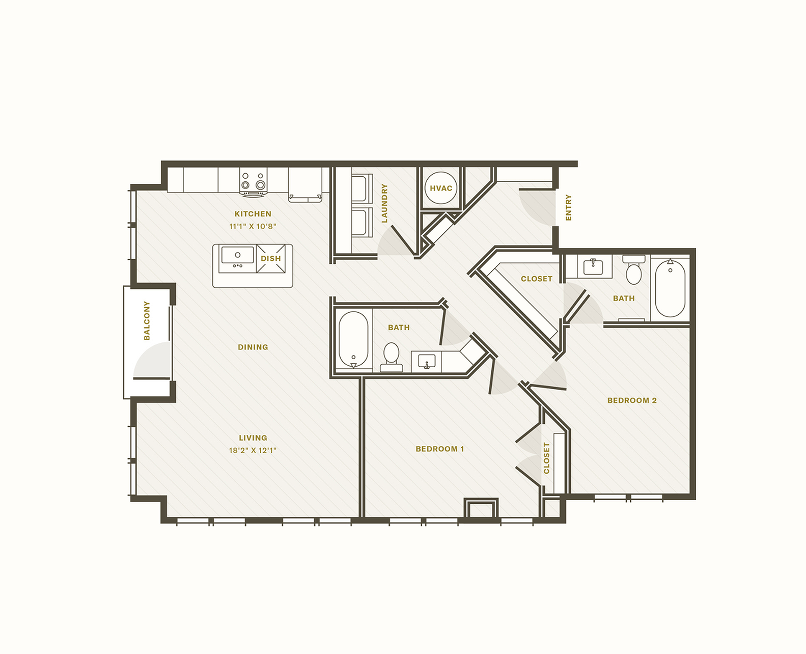 The French floor plan
